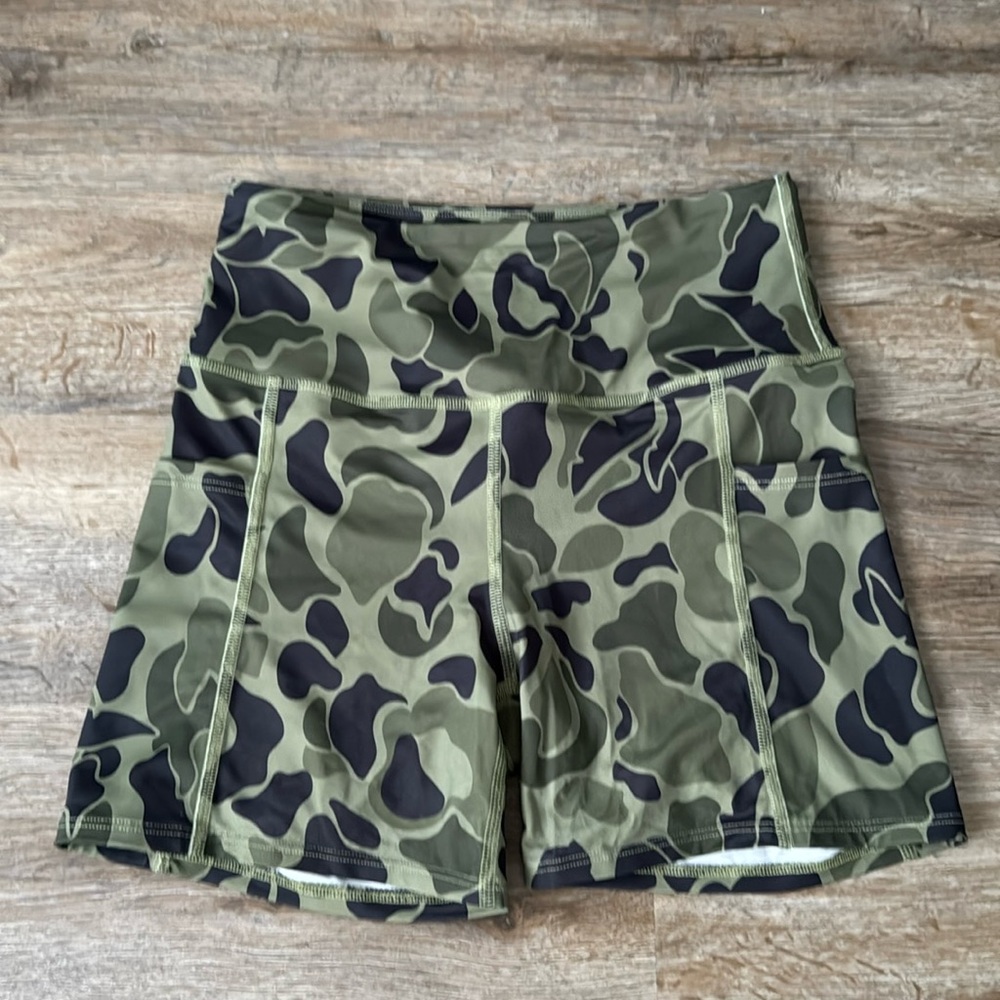 Adventure Division Billabong Camo Compression Bike Shorts 5”